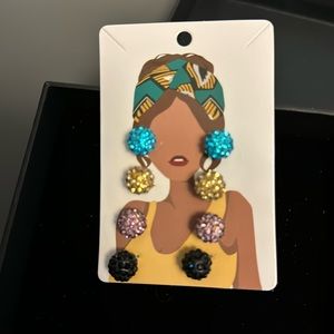 Great Deal Gorgeous Earrings 4 pairs set